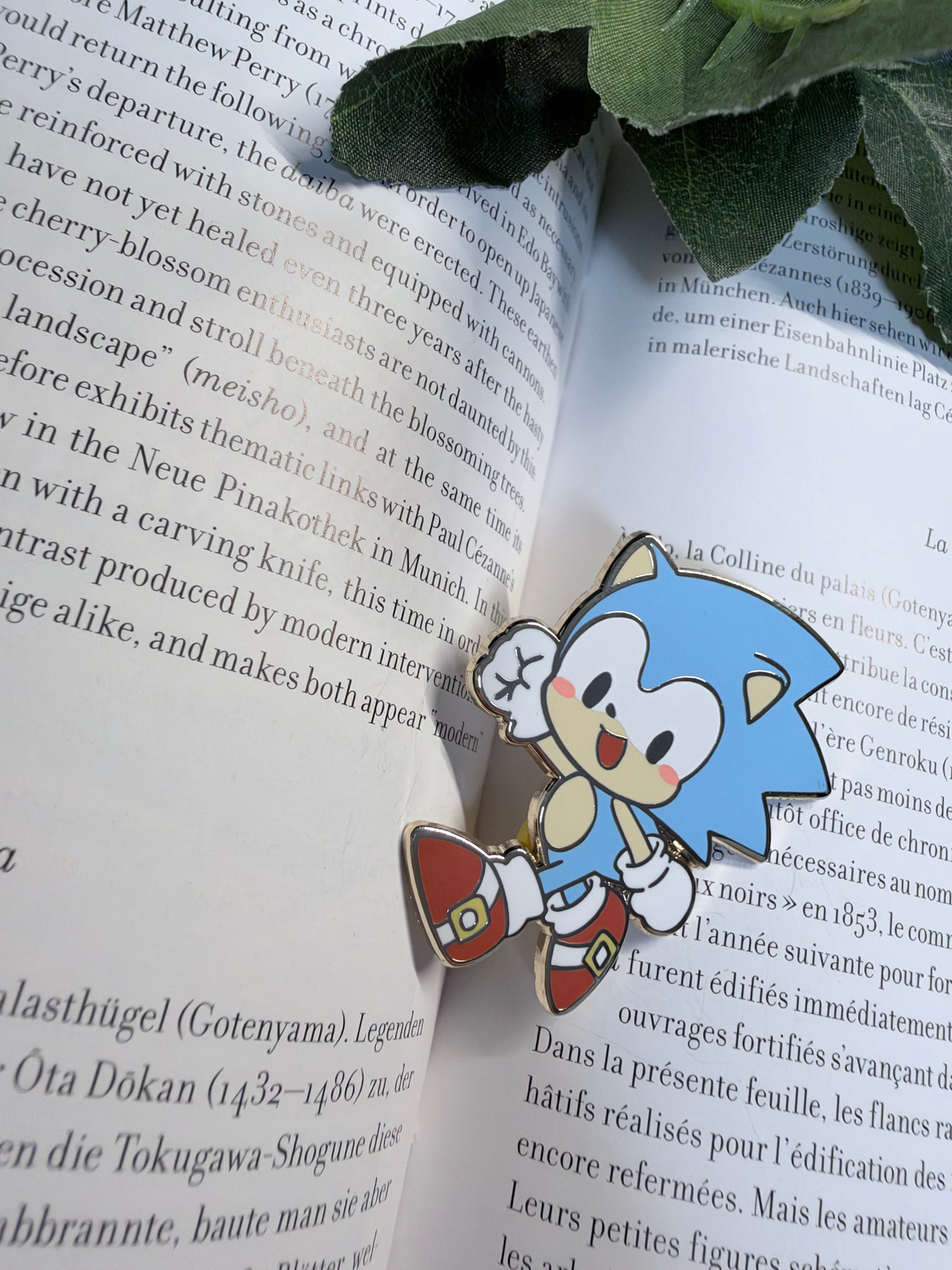 Sonic Enamel Pin