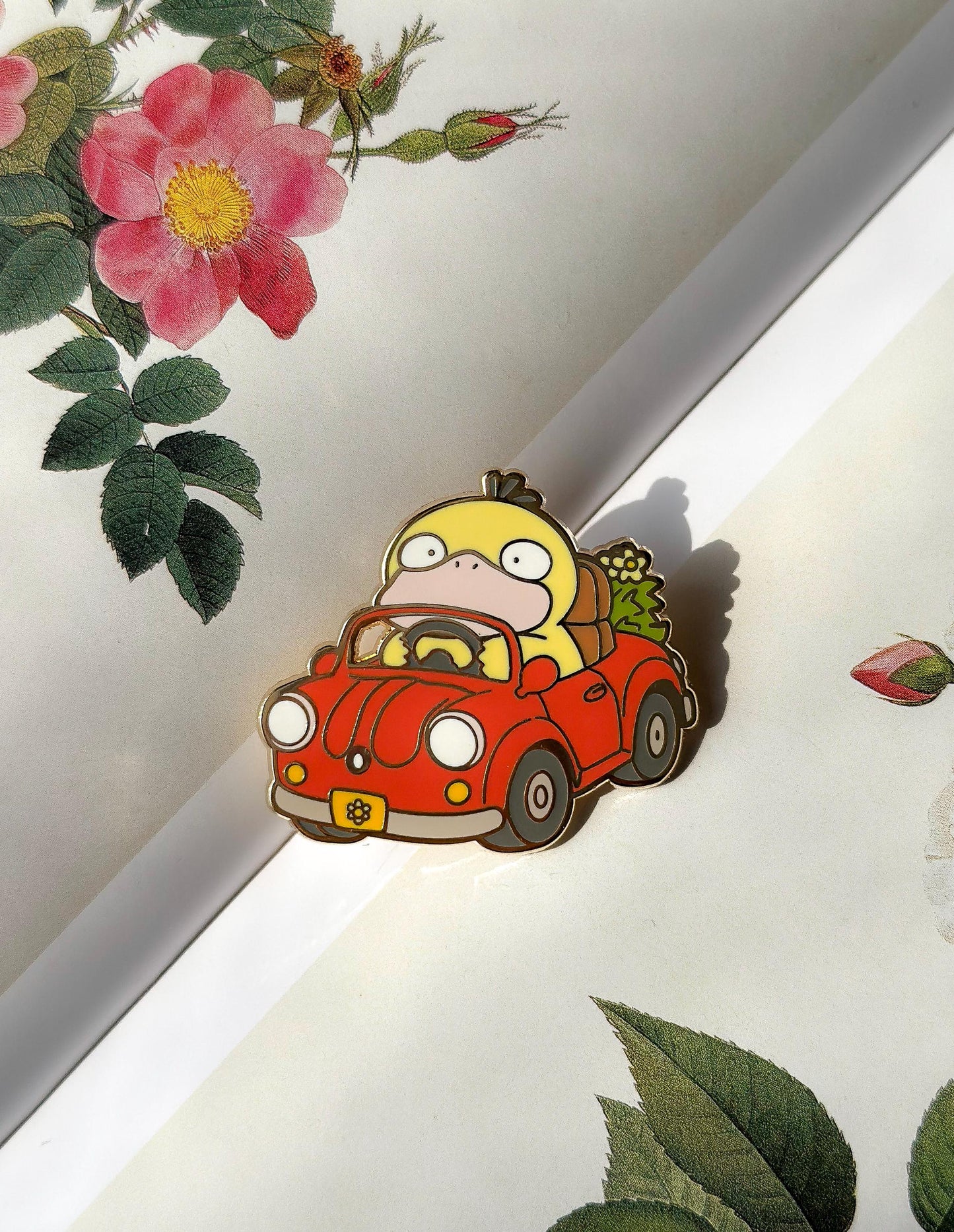 Psyduck Car Enamel Pin