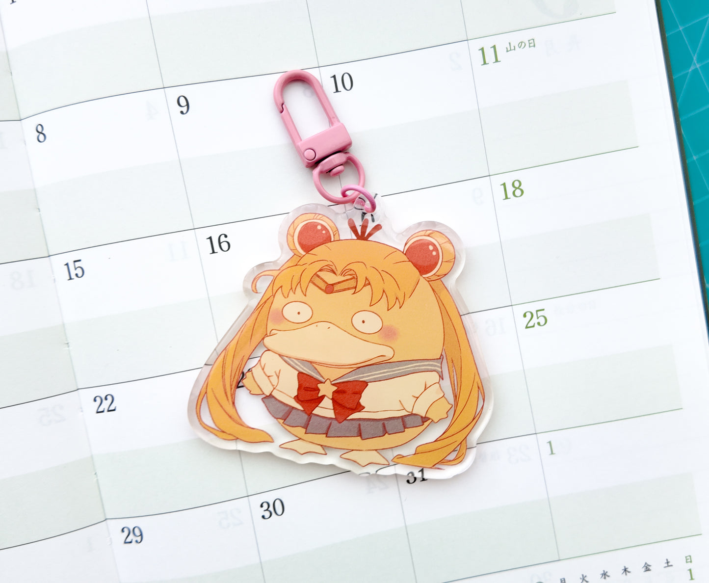Sailor Psyduck Keychain