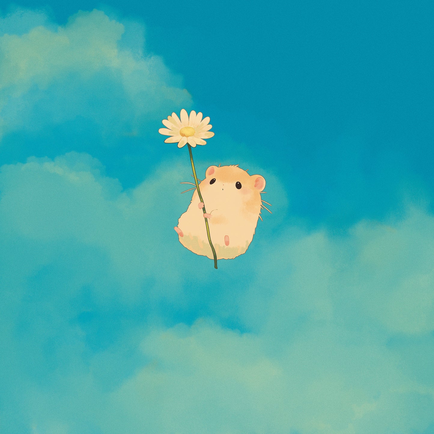 Flying Hamster Art Print
