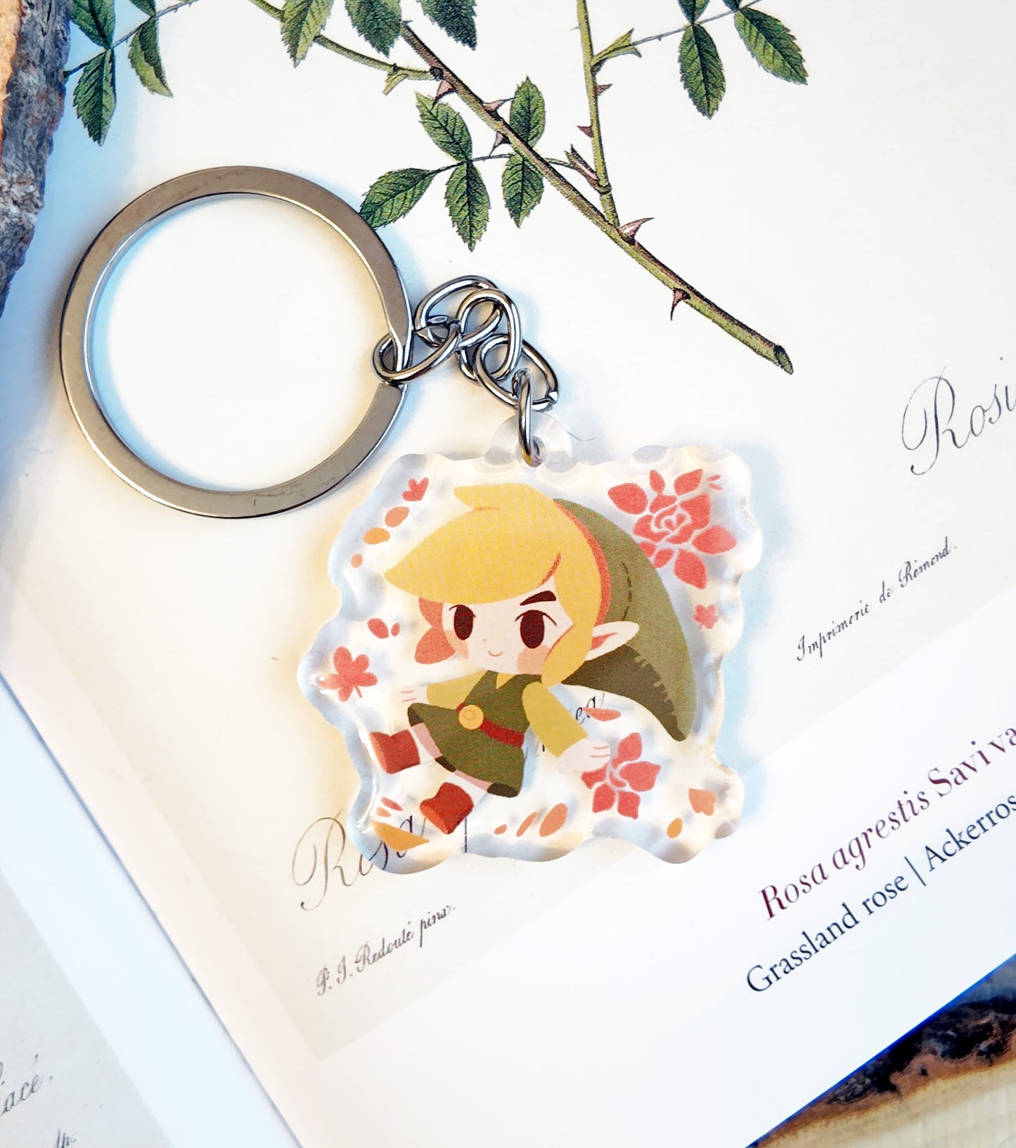 Link Flower Keychain