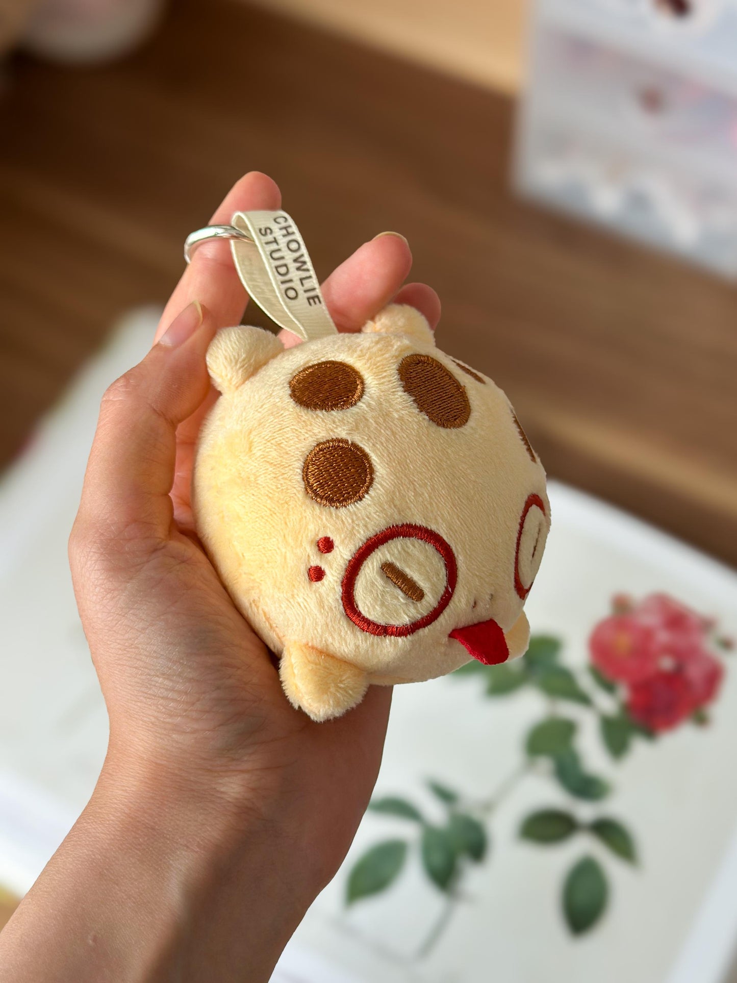 Spotted Frog Plush Charm