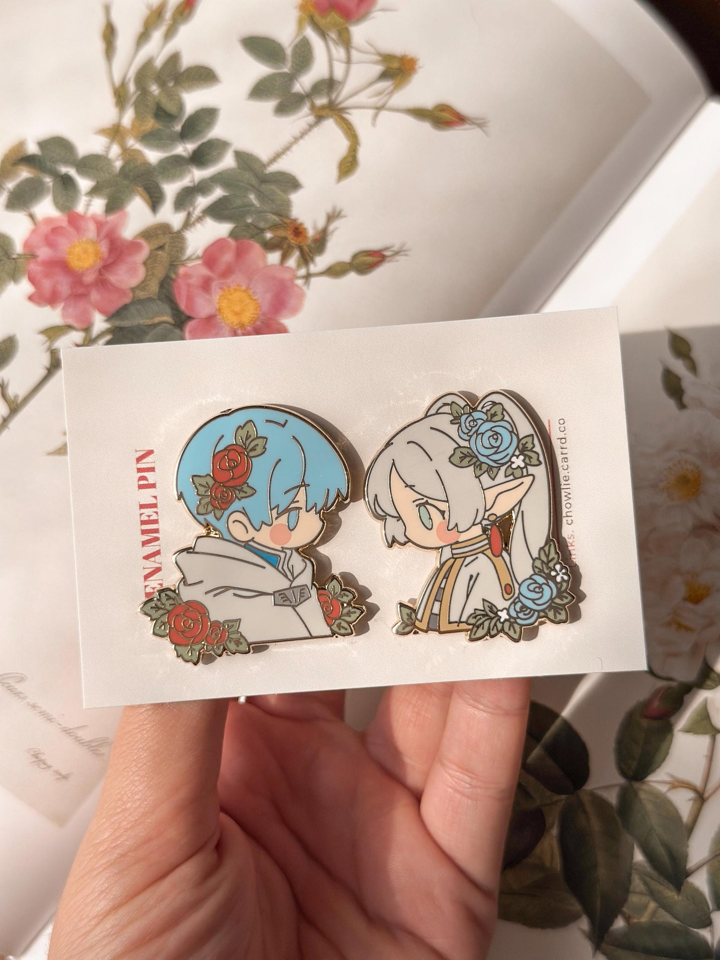 Frieren X Himmel Enamel Pin Set