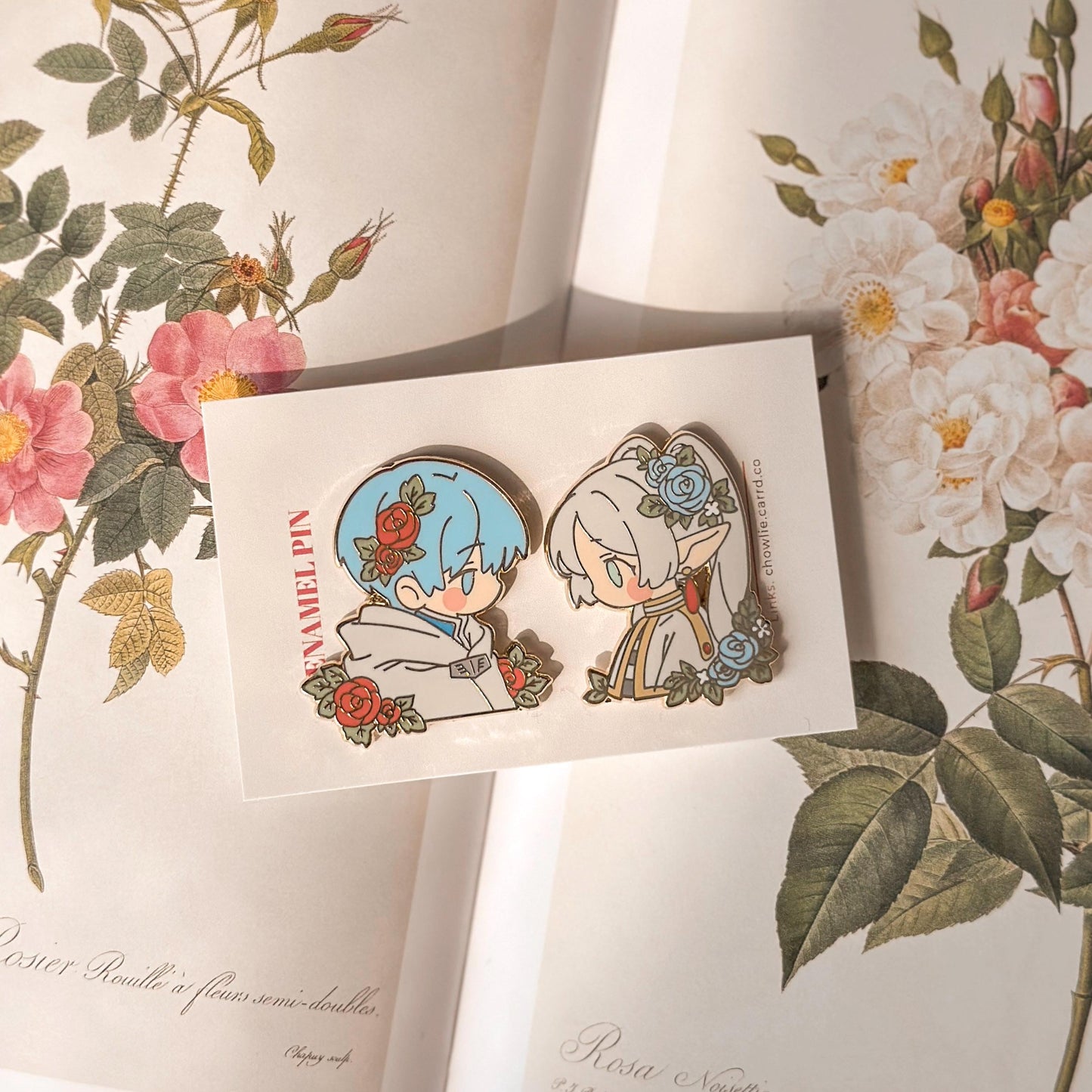 Frieren X Himmel Enamel Pin Set