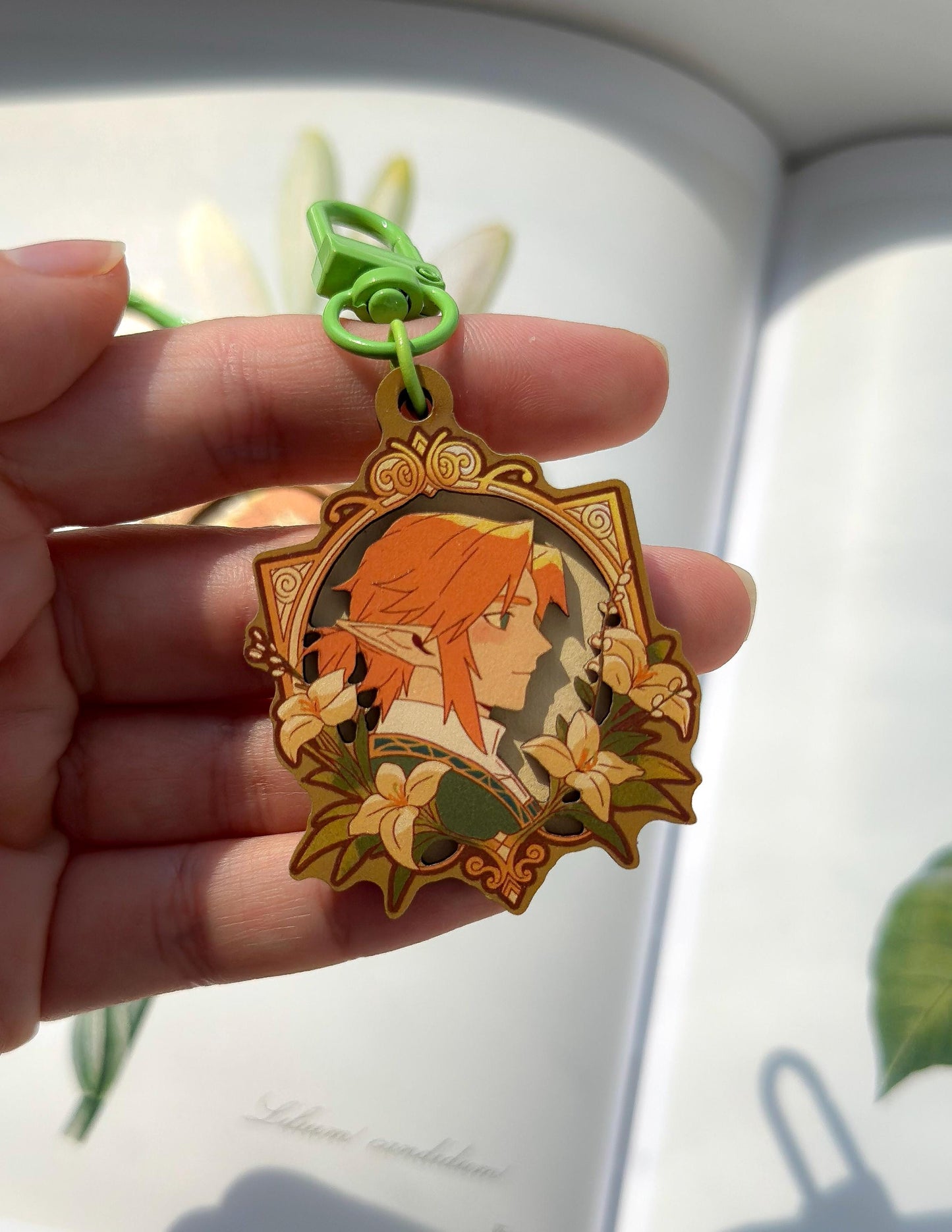 Zelda & Link Art Nouveau 3D Wood Charms