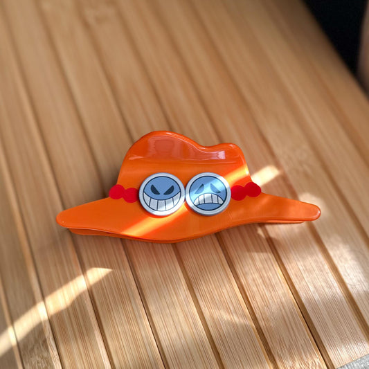 Ace's Hat Claw Hair Clip