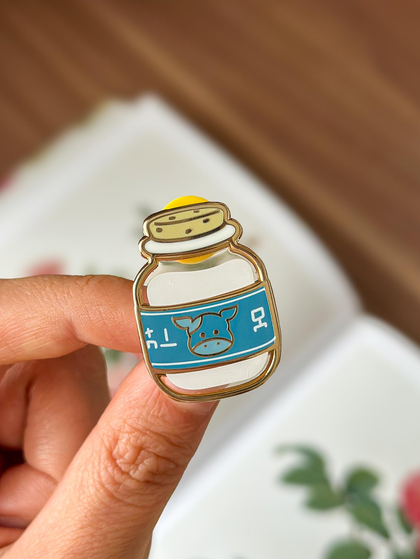 LonLon Milk Enamel Pin