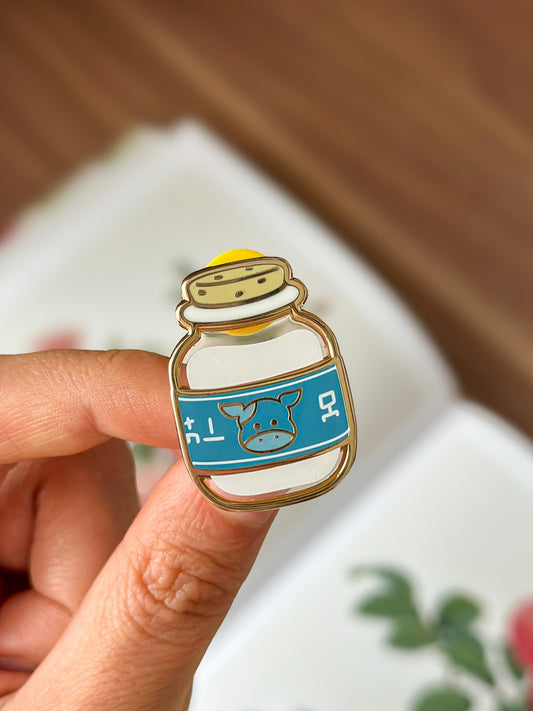 LonLon Milk Enamel Pin