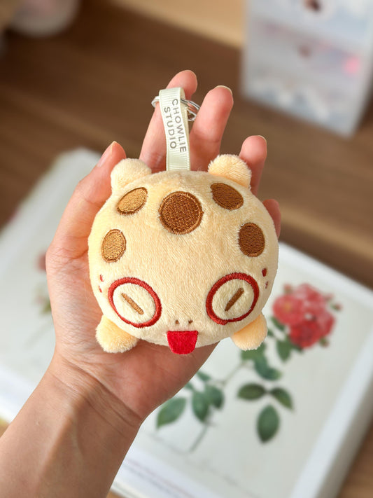 Spotted Frog Plush Charm