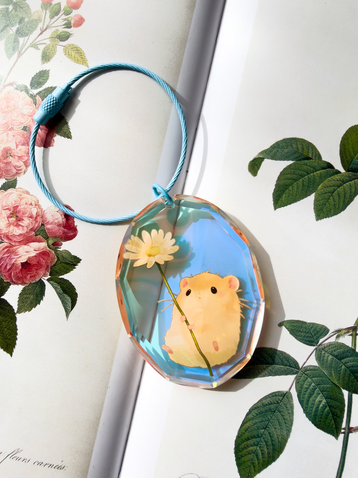 Hamster Diamond Keychain
