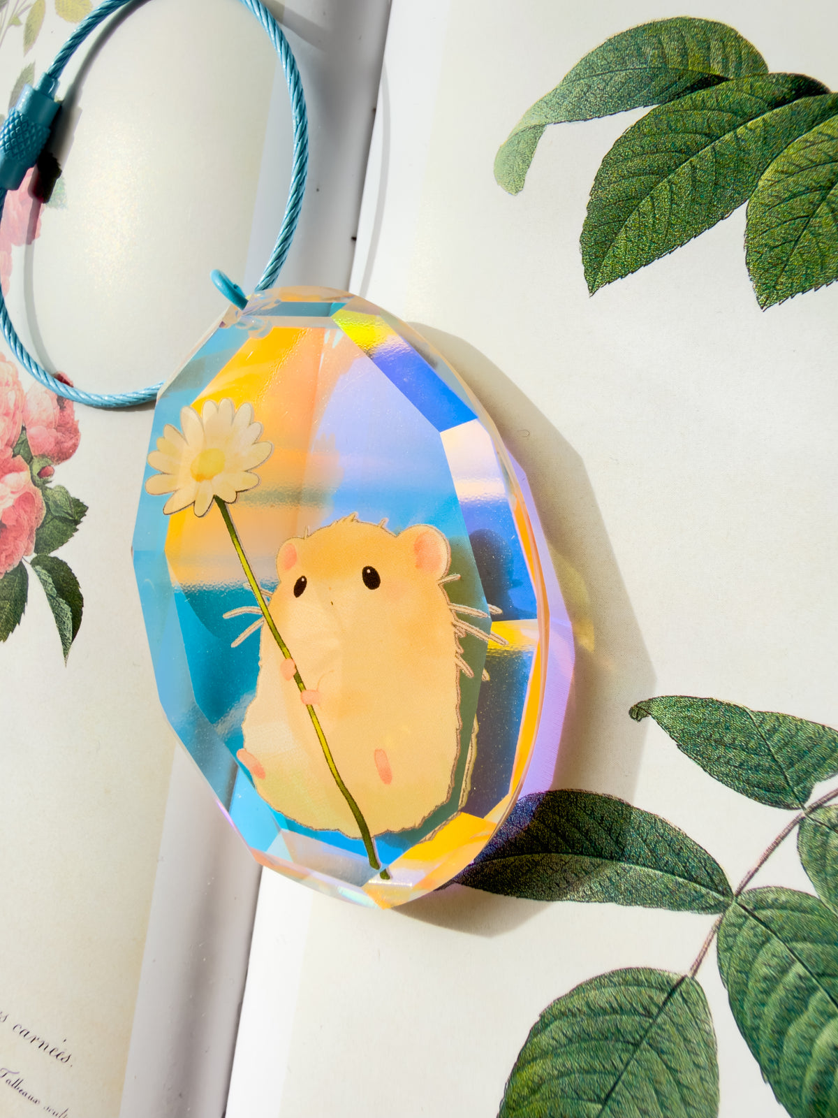 Hamster Diamond Keychain