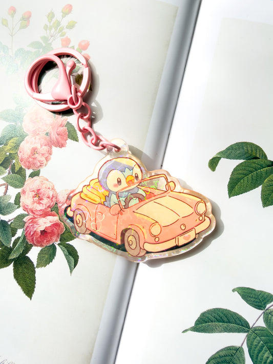 Piplup Car Keychain
