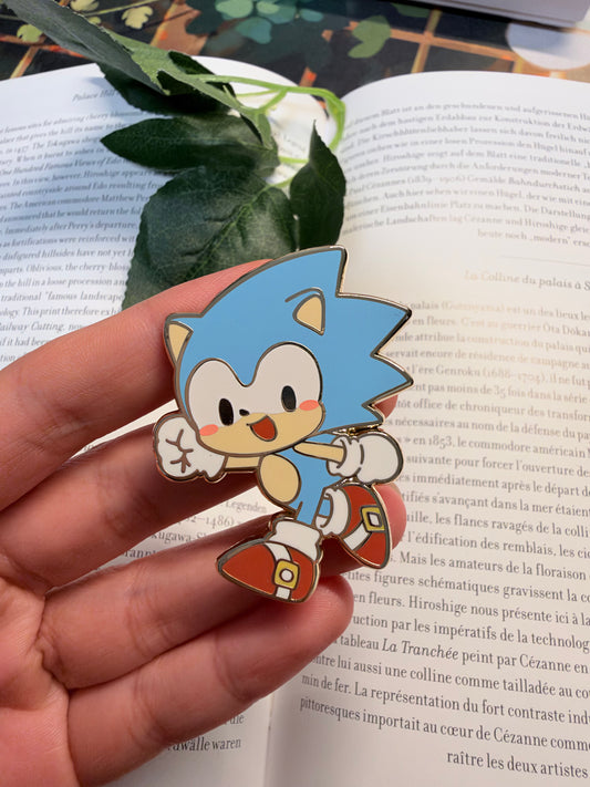 Sonic Enamel Pin