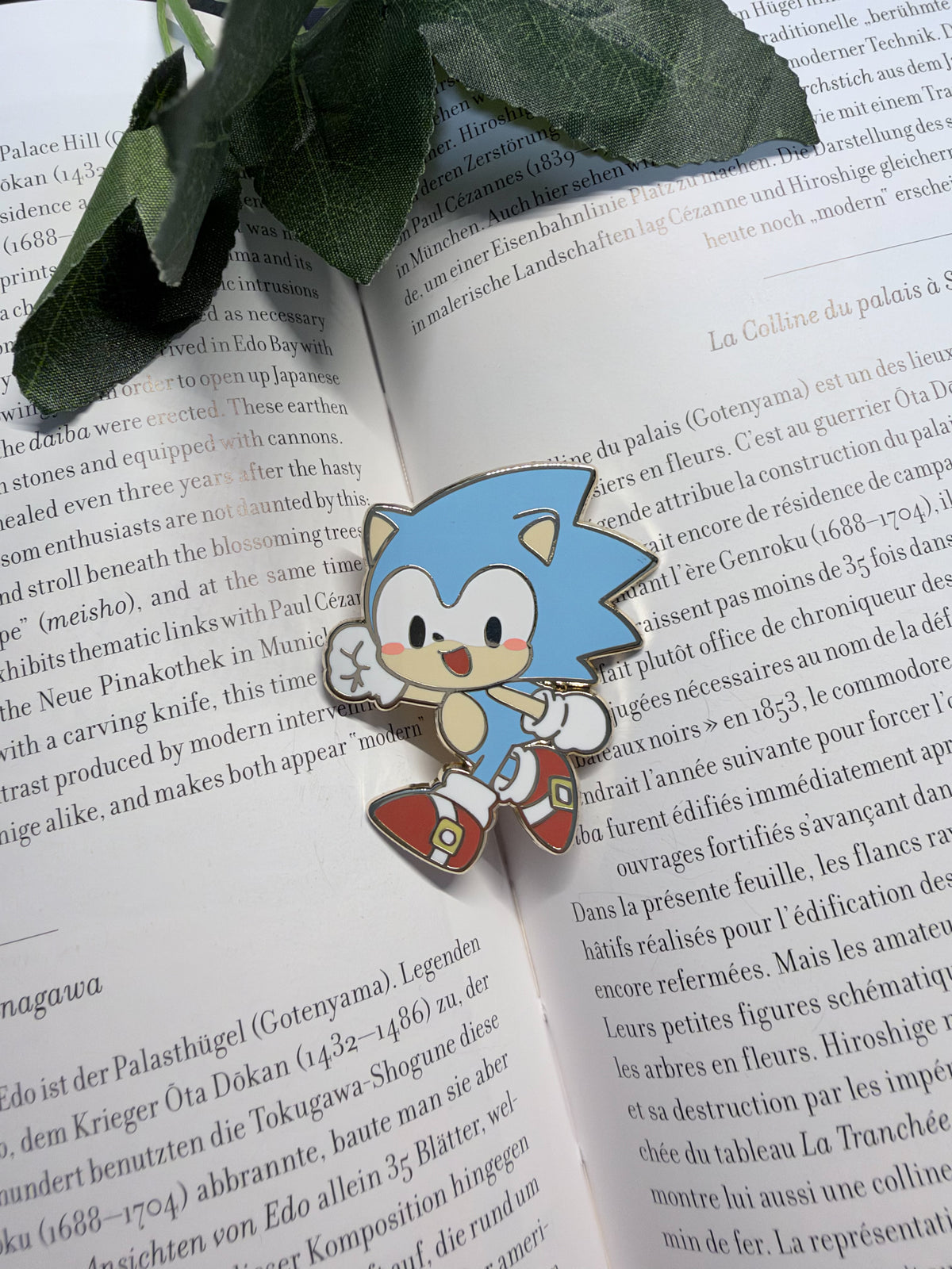 Sonic Enamel Pin