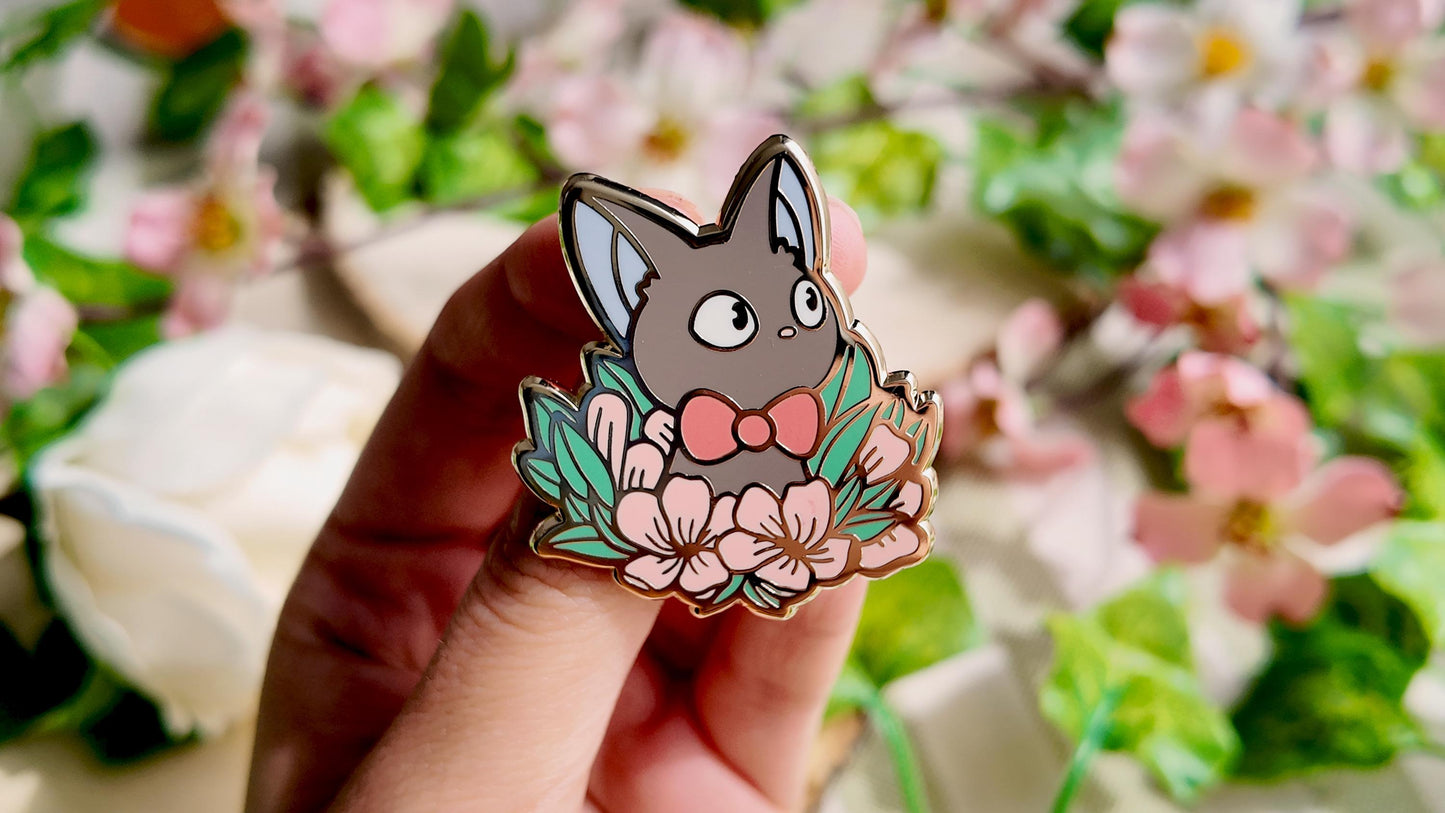 Black Cat Enamel Pin