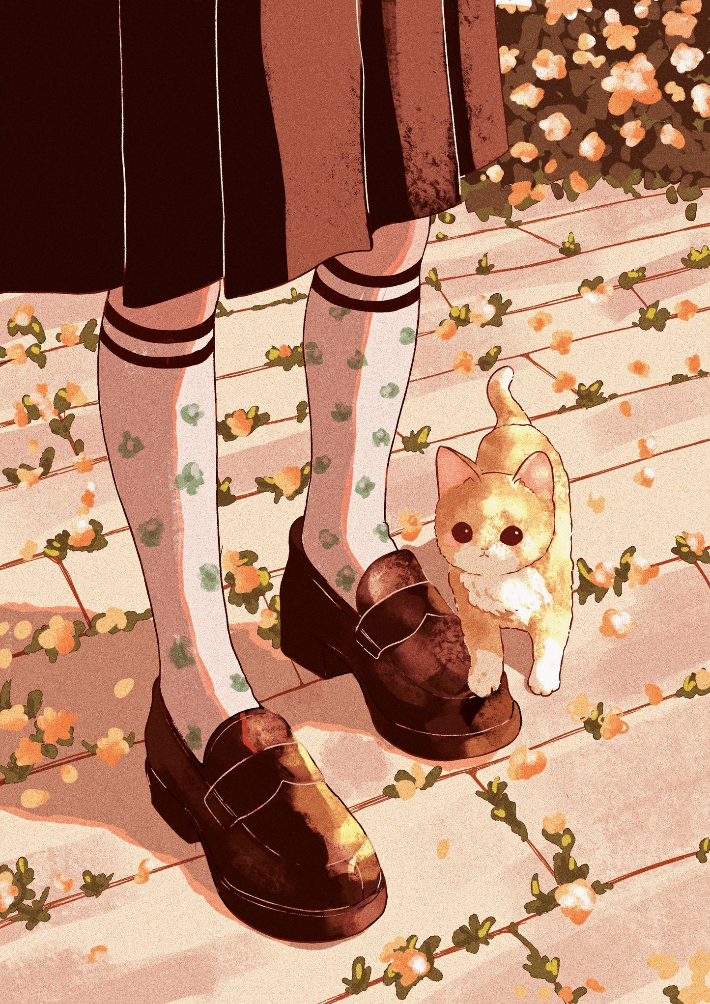Loafers X Cat Art Print