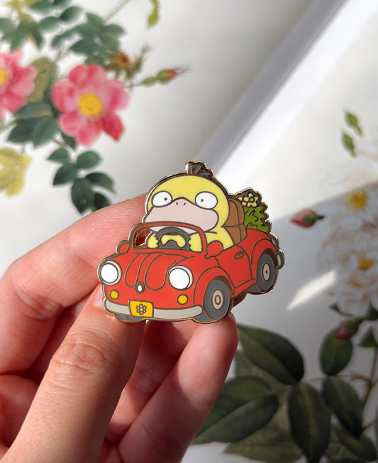 Psyduck Car Enamel Pin