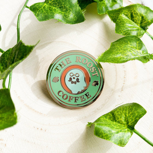 Animal Crossing The Roost Coffee Enamel Pin