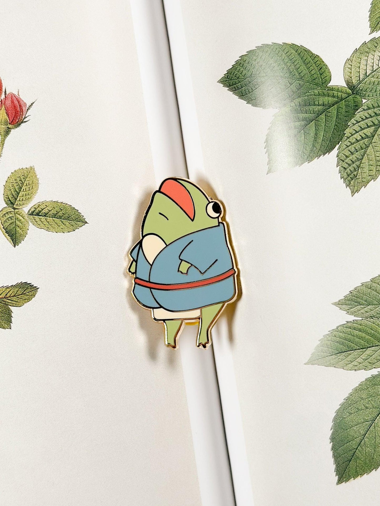 Onsen Frog Enamel Pin