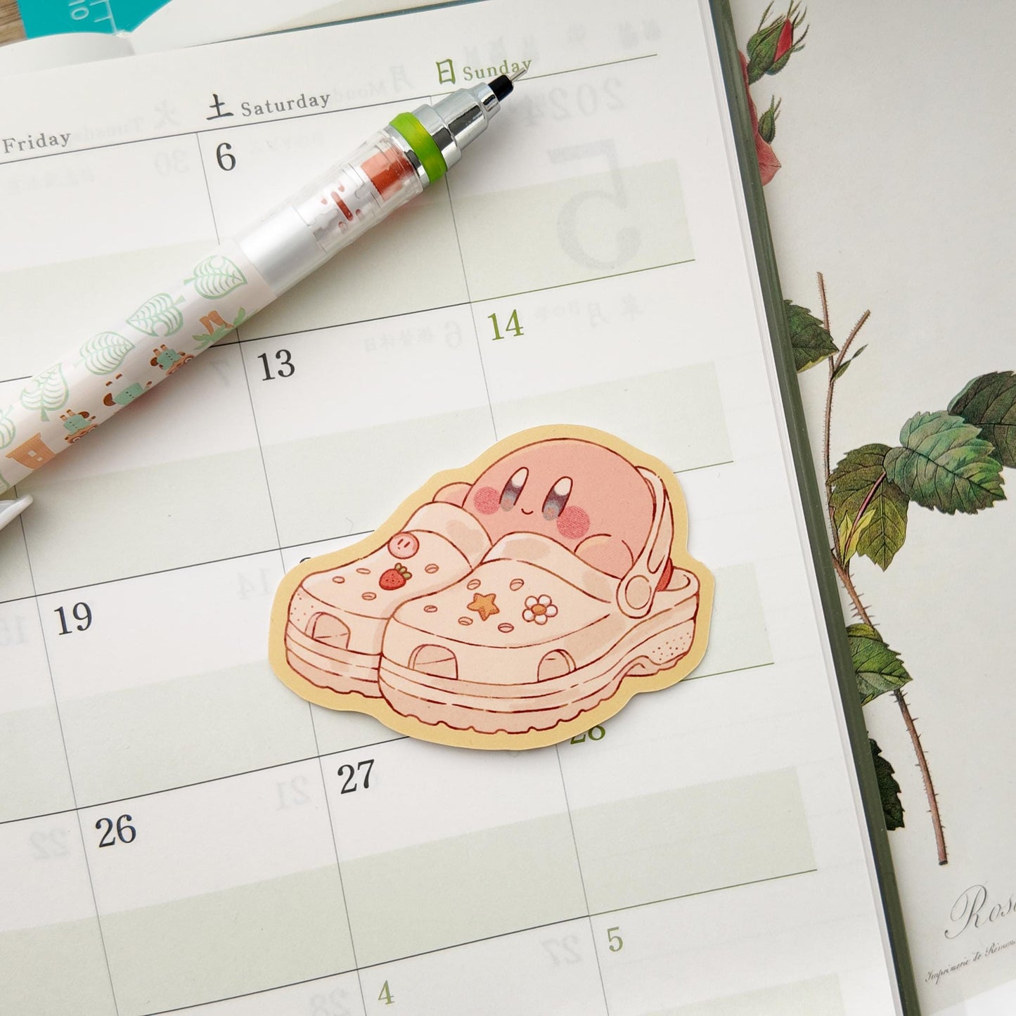 Kirby Crocs Matte Vinyl Sticker