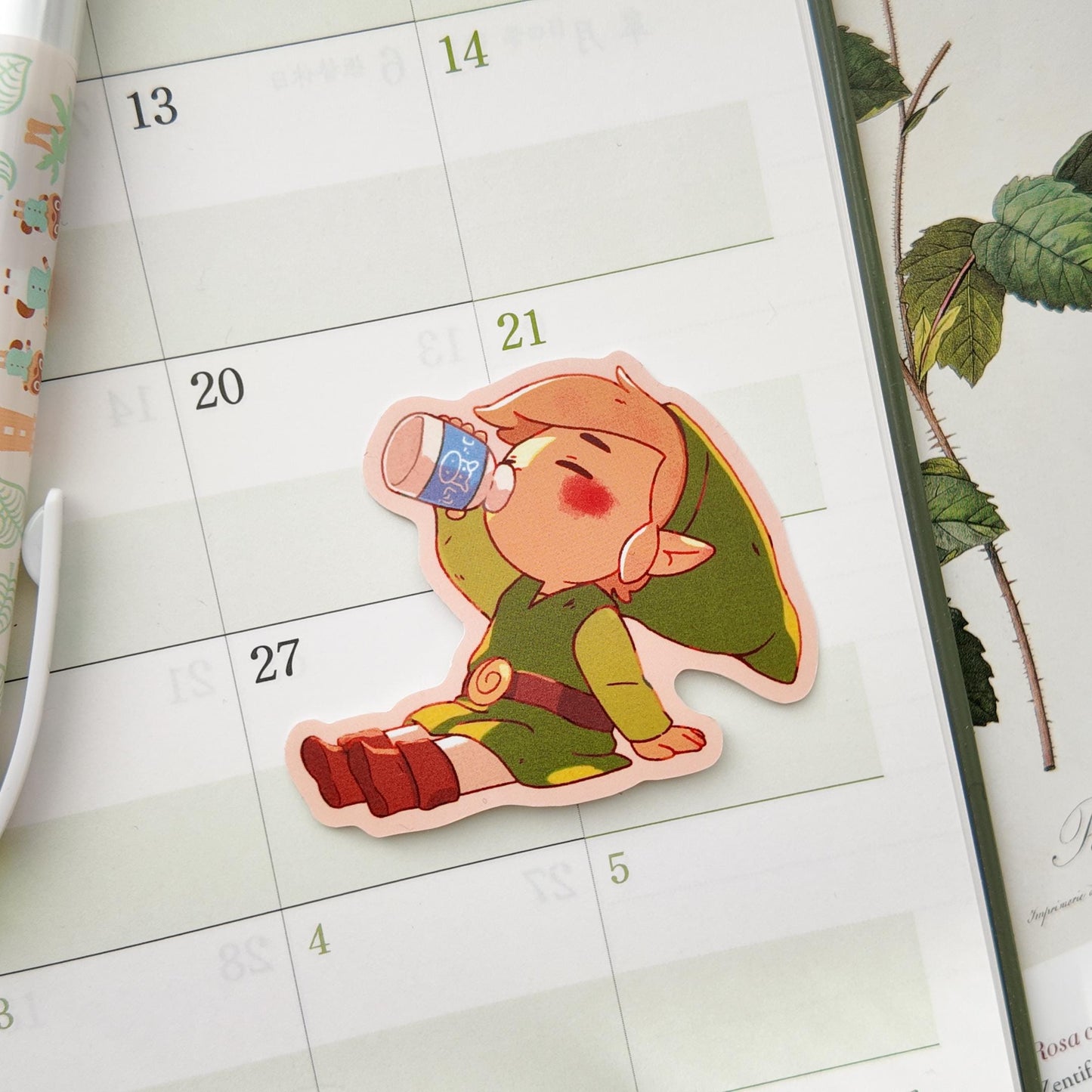 The Legend Of Zelda Link LonLon Milk Matte Vinyl Sticker