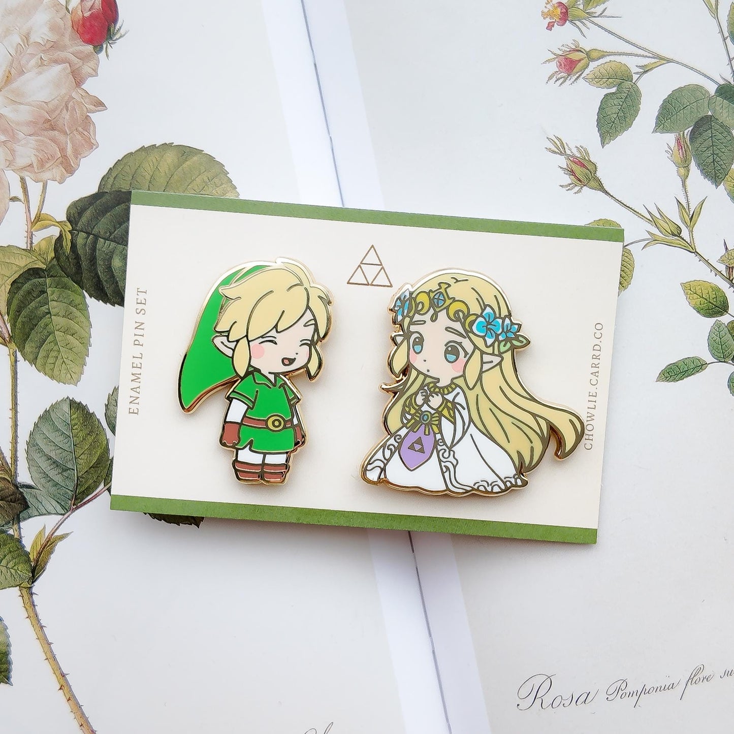Zelda X Link Enamel Pin Set