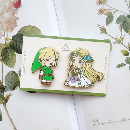 Zelda X Link Enamel Pin Set